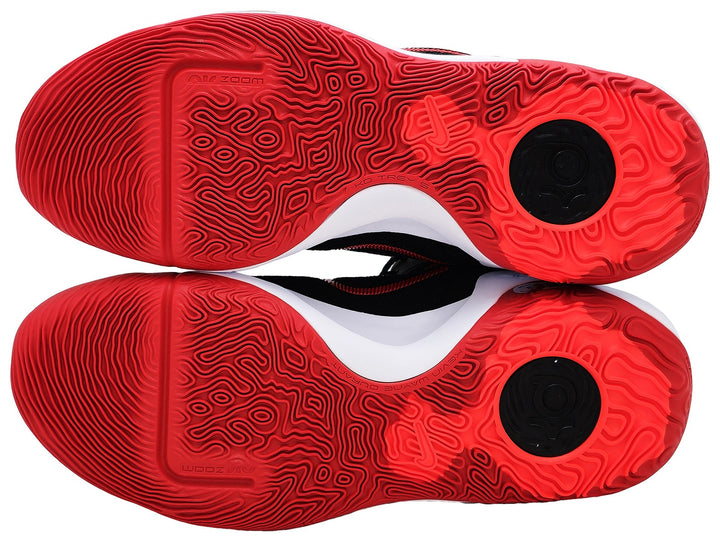 Kevin Durant Signed Black & Red Nike KD Trey IX Shoes Size 14 Box Beckett
