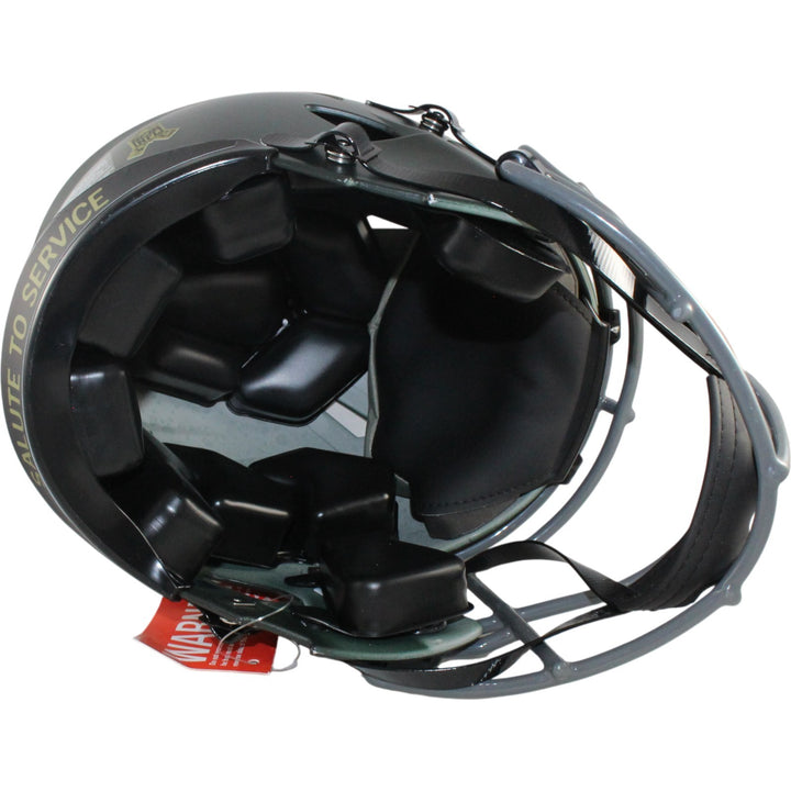 Bo Nix Autographed Denver Broncos Authentic 25 STS Helmet Beckett Witness 55118