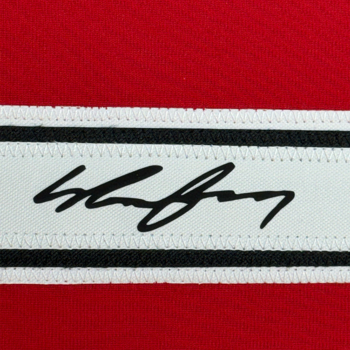 Framed Facsimile Autographed Wayne Rooney 35x39 Manchester United Reprint Jersey