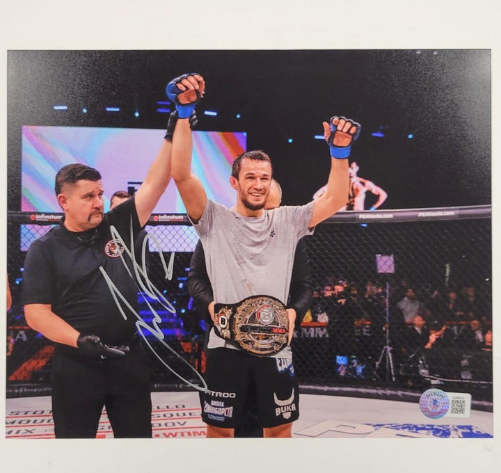 Usman Nurmagomedov signed 8x10 Photo UFC MMA autograph ~ Beckett BAS (B)