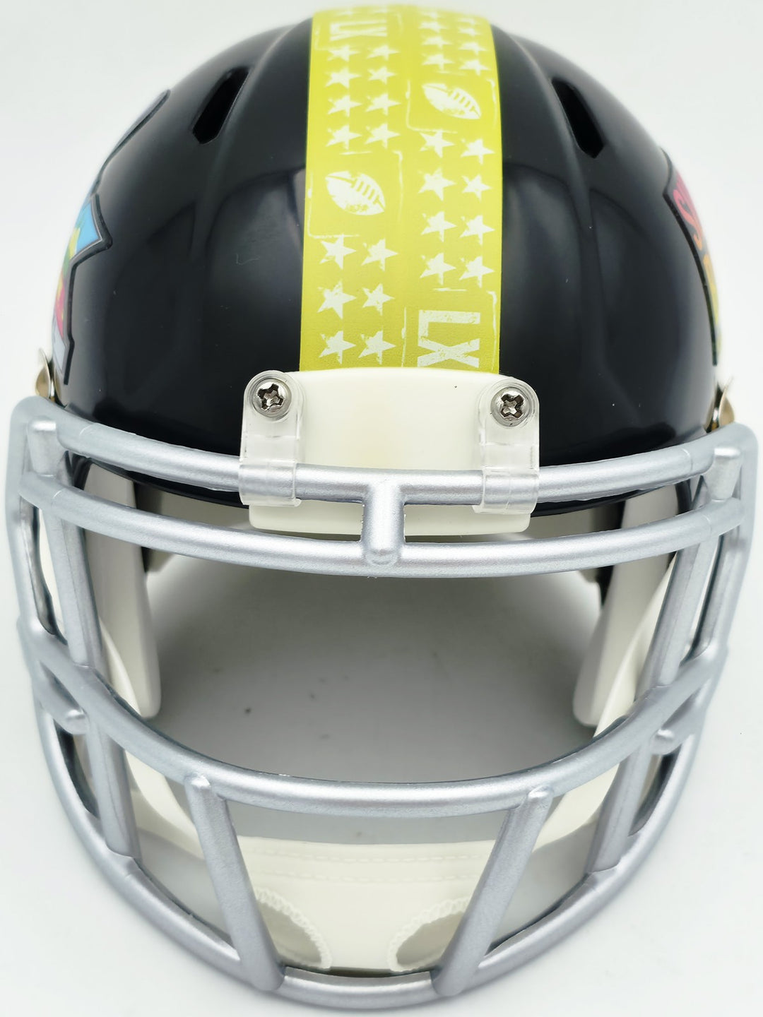 AJ Barner Signed Seahawks Black SB LX Logo Speed Mini Helmet Beckett Witness