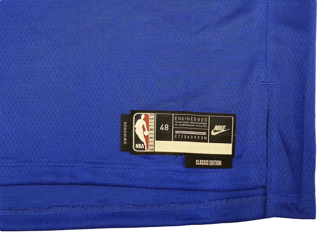 Warriors Stephen Curry Auto Blue Nike Swingman Classic Jersey Size 48 JSA
