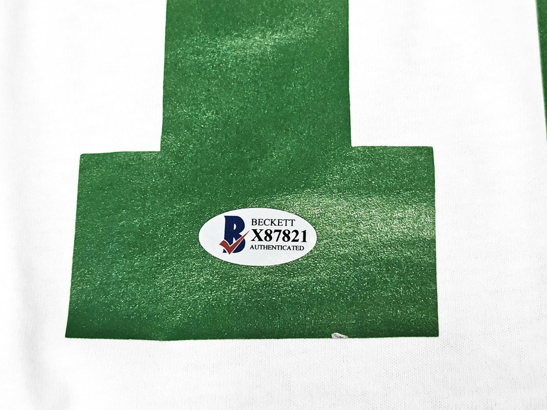 New York Cosmos Pele Autographed Signed White Jersey Beckett BAS