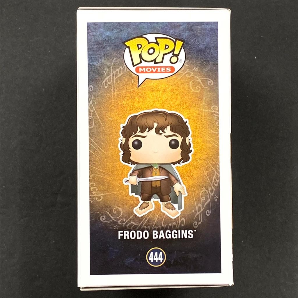 Elijah Wood signed Inscription Frodo GITD Chase Funko Pop! 444 autograph JSA