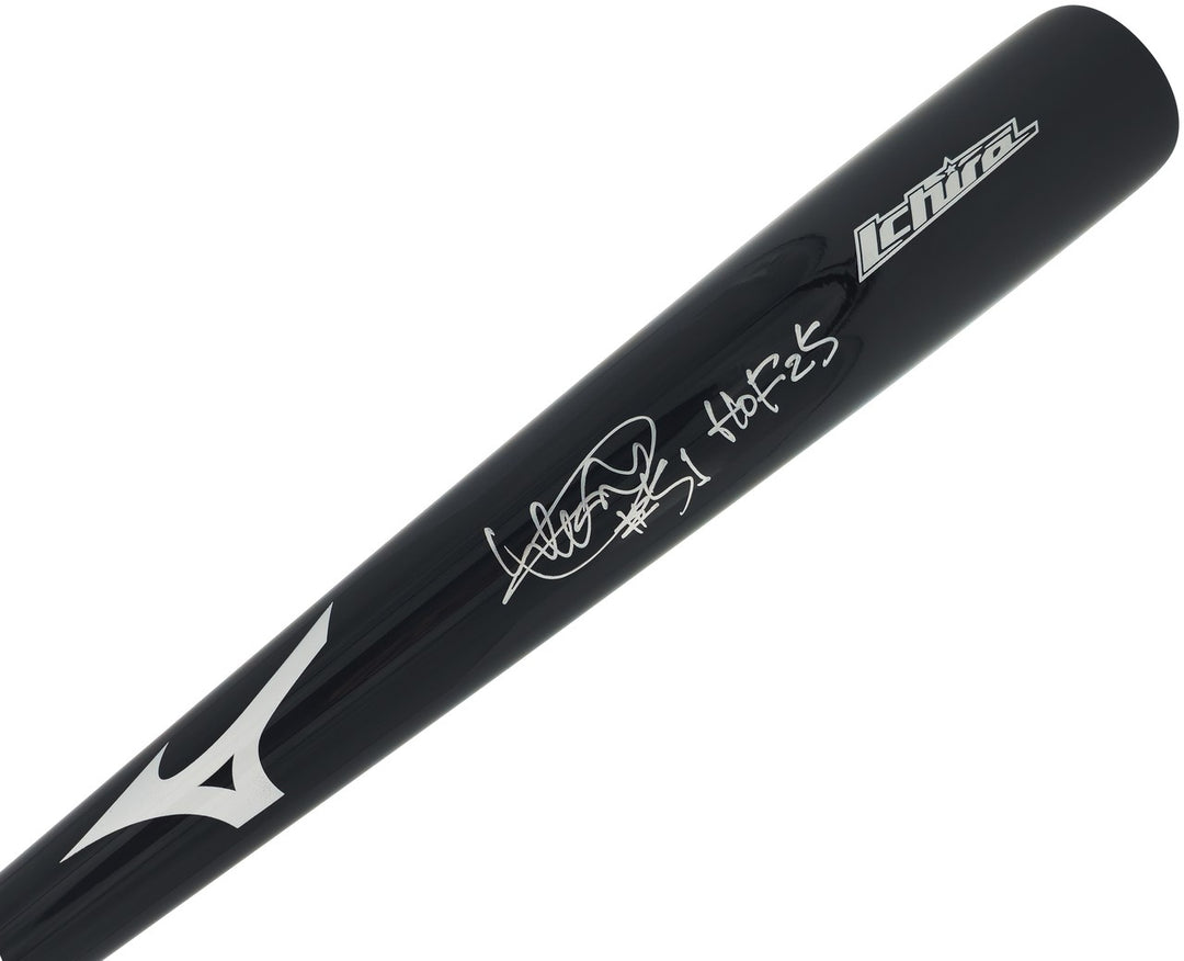 Ichiro Suzuki Auto Mizuno Player Model Baseball Bat Mariners Auto HOF 25 Beckett
