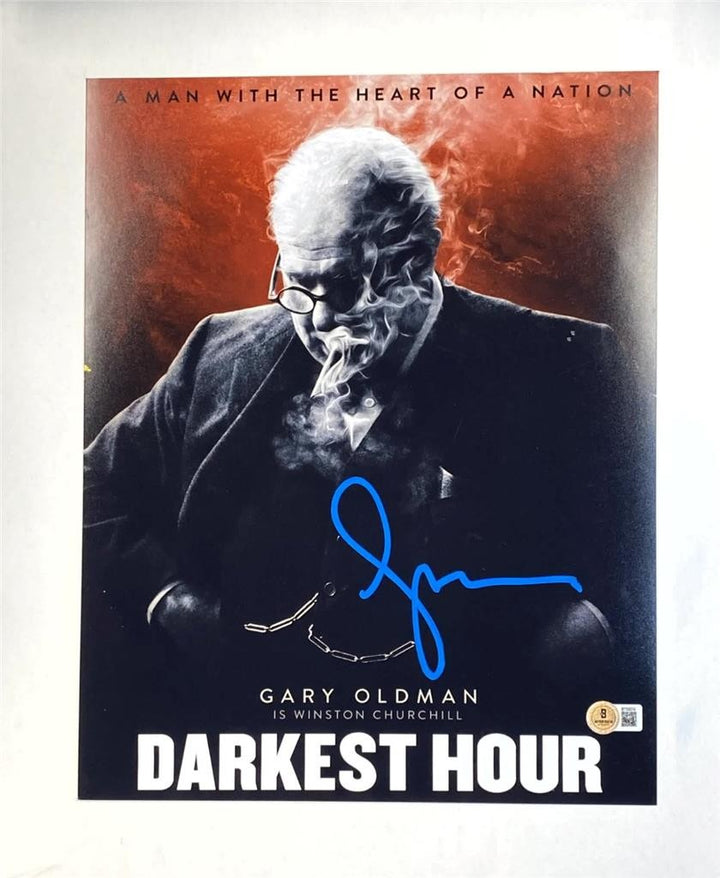 Gary Oldman signed Darkest Hour 11x14 photo autograph ~ Beckett BAS