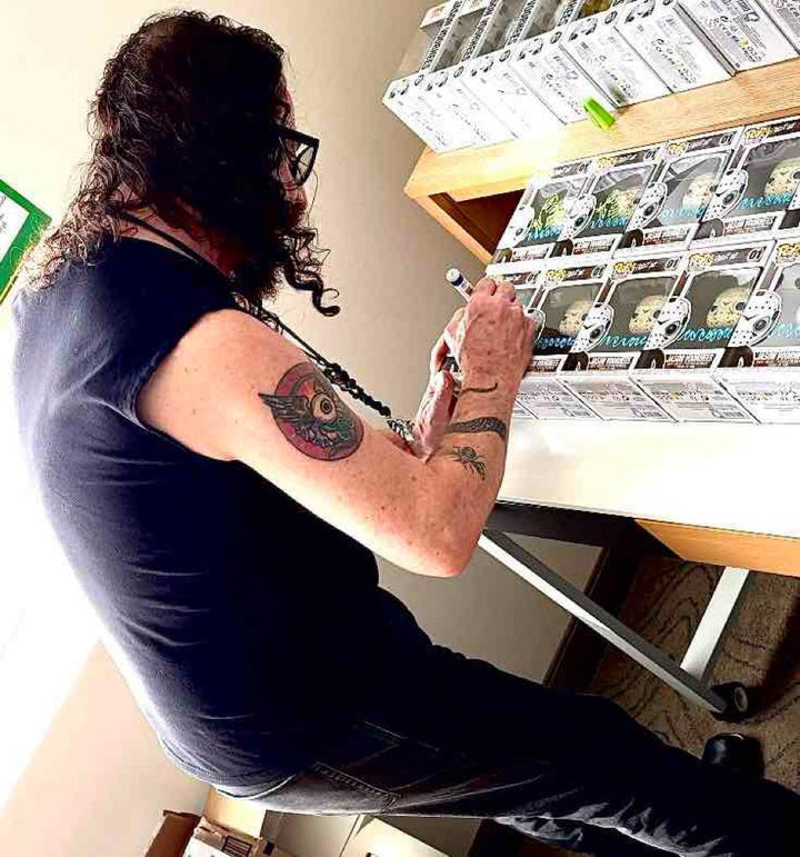 Ari Lehman signed & sketch "Jason 1" Friday 13th Funko Pop autograph Beckett BAS