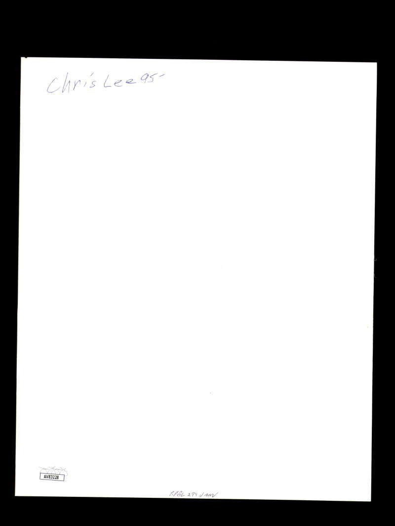 Christopher Lee JSA Coa Signed 8x10 Photograph Dracula Autograph