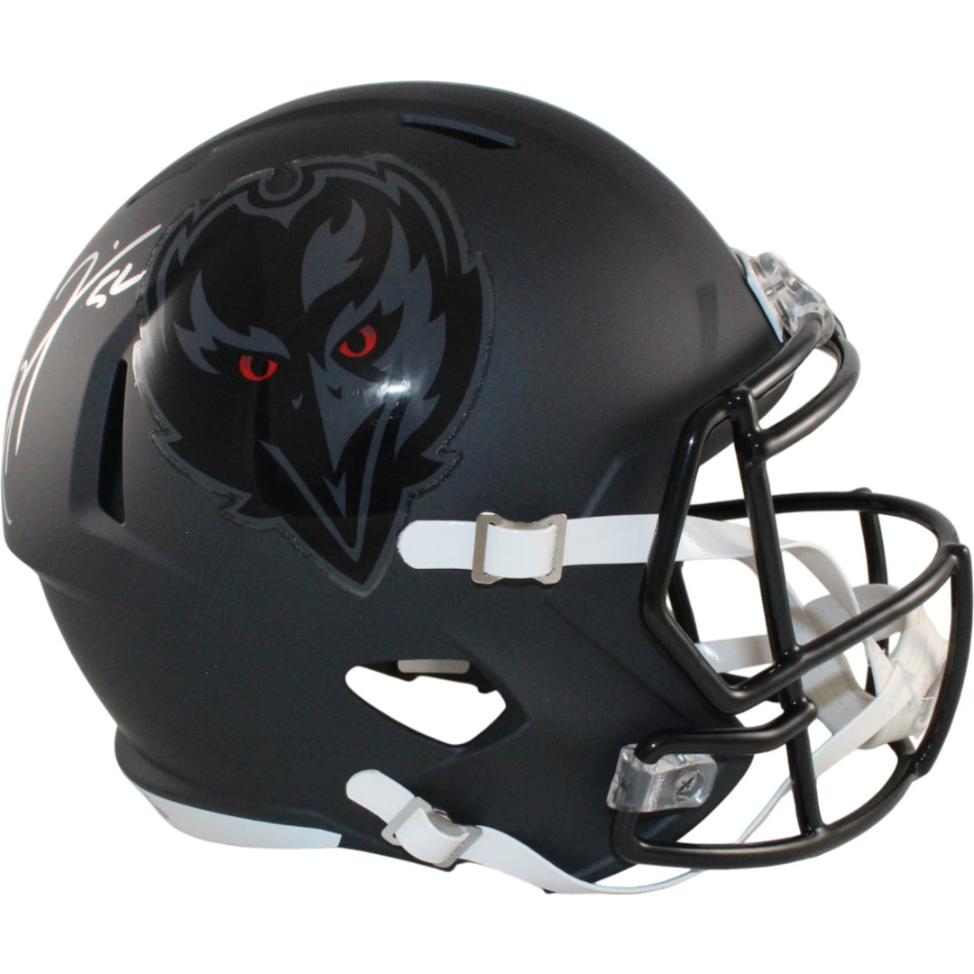 Ray Lewis Signed Baltimore Ravens F/S 2026 ALT #2 Helmet Beckett WIT 57530