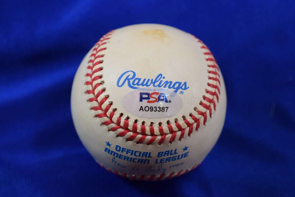 Moose Skowron PSA DNA American League Signed Baseball World Champs 56 58 61 62