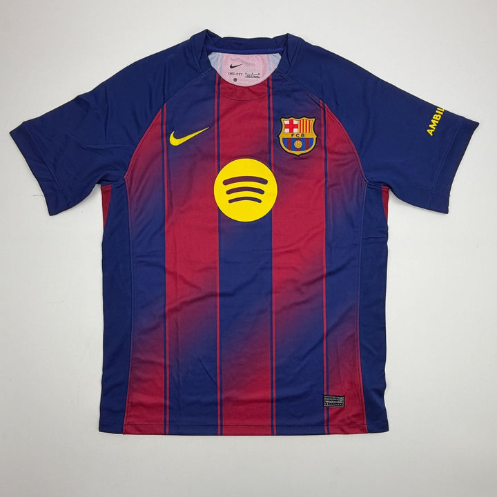 Autographed/Signed Fermin Lopez Barcelona Red/Blue Jersey Beckett BAS COA