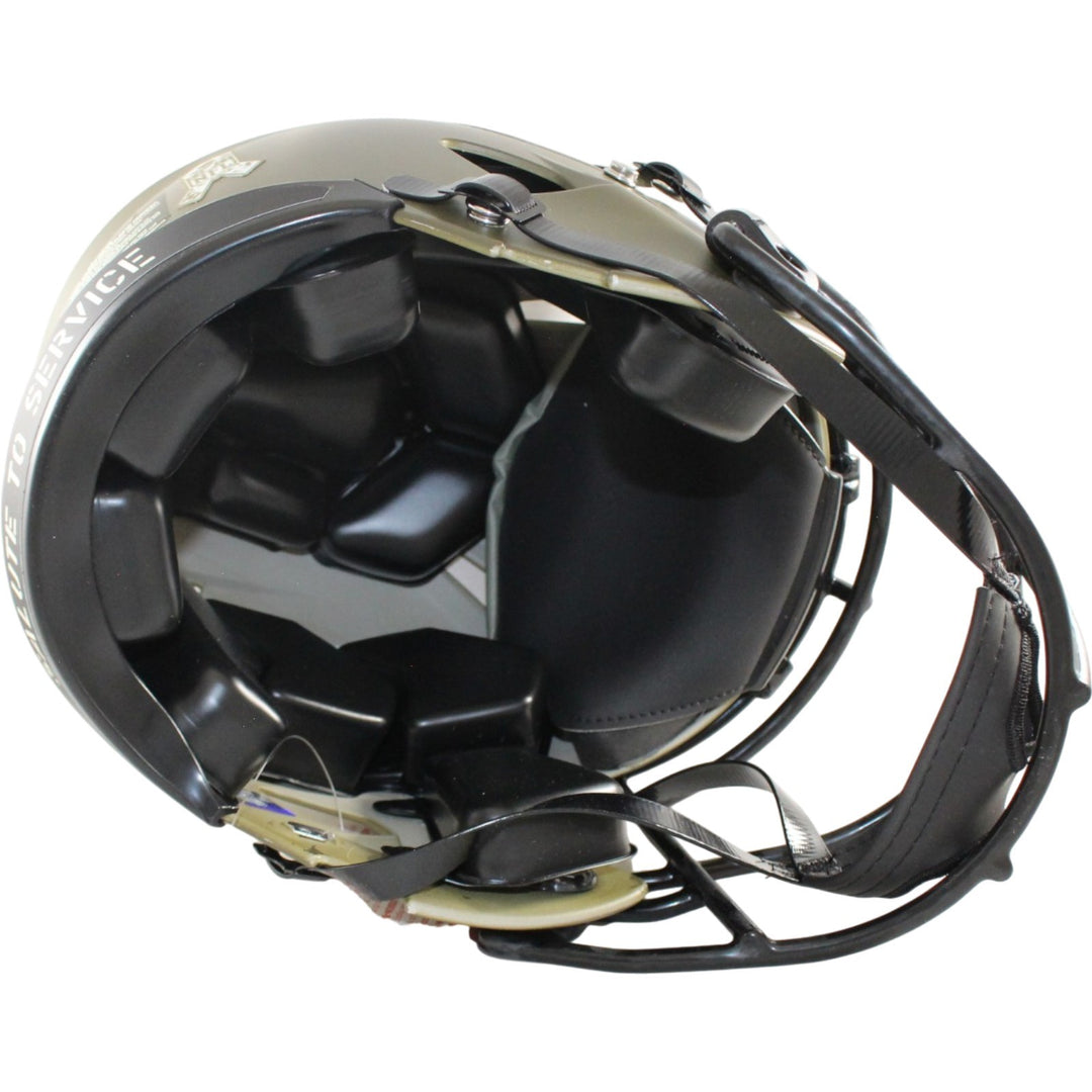 Justin Jefferson Autographed Minnesota Vikings Pro 22 STS Helmet Beckett W 56168