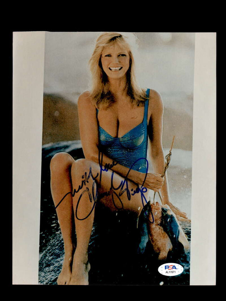 Cheryl Tiegs PSA DNA Coa Signed 8x10 Photo Autograph
