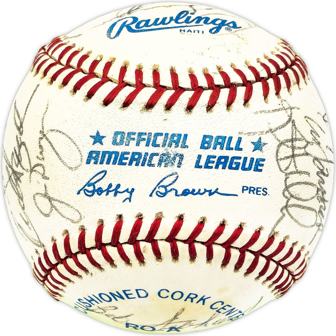 1984 Twins Team Signed Signed AL Baseball 22 Sigs Kirby Puckett Beckett #AD78203