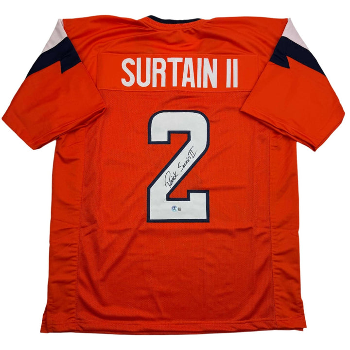 Autographed/Signed Patrick Surtain II Denver Orange Jersey JSA COA #2