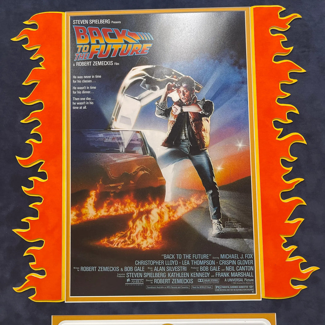Christopher Lloyd Signed Custom Framed License Plate JSA Auto Back to the Future