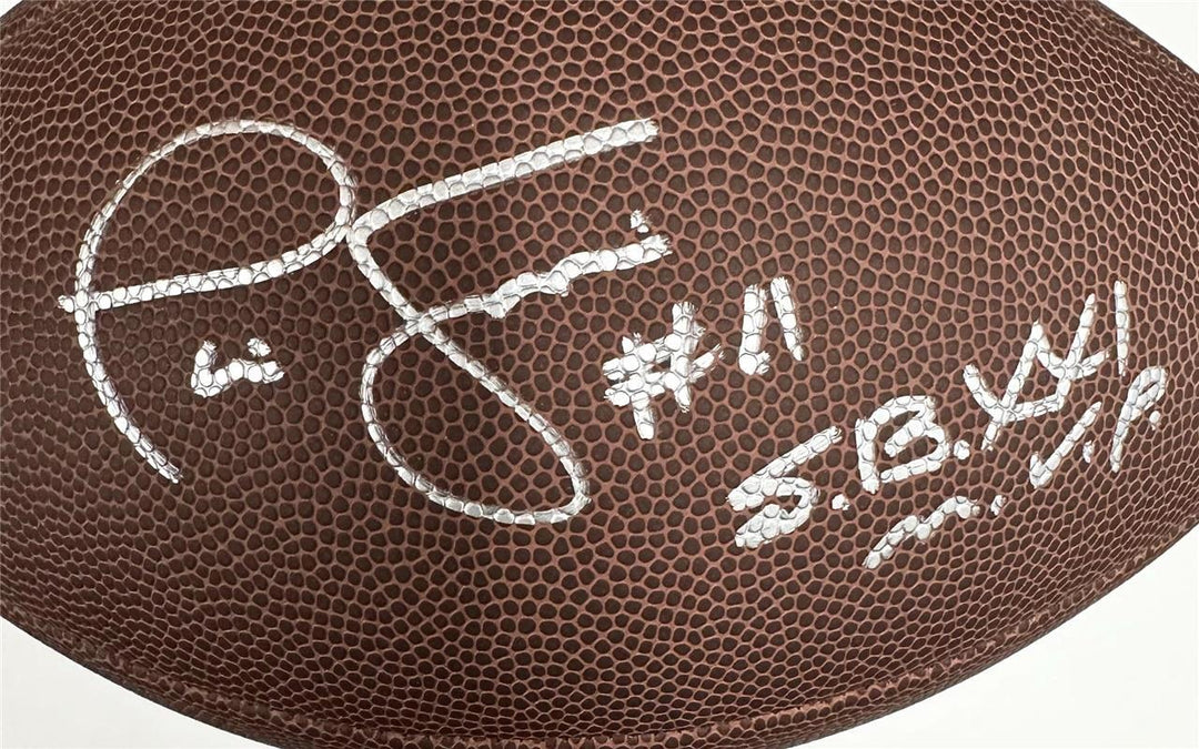 Phil Simms signed "SB XXI MVP" NFL Football NY Giants autograph (B) Beckett BAS