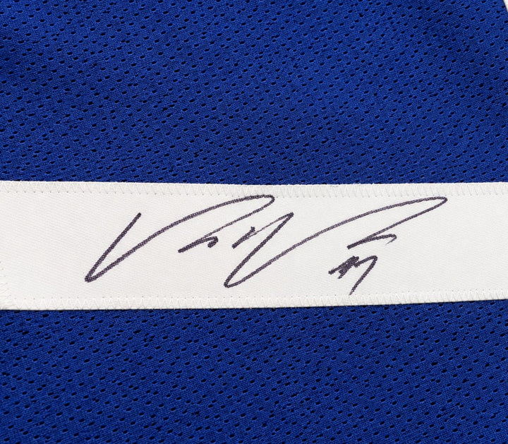 Seattle Seahawks Uchenna Nwosu Signed Blue Throwback Jersey MCS Holo