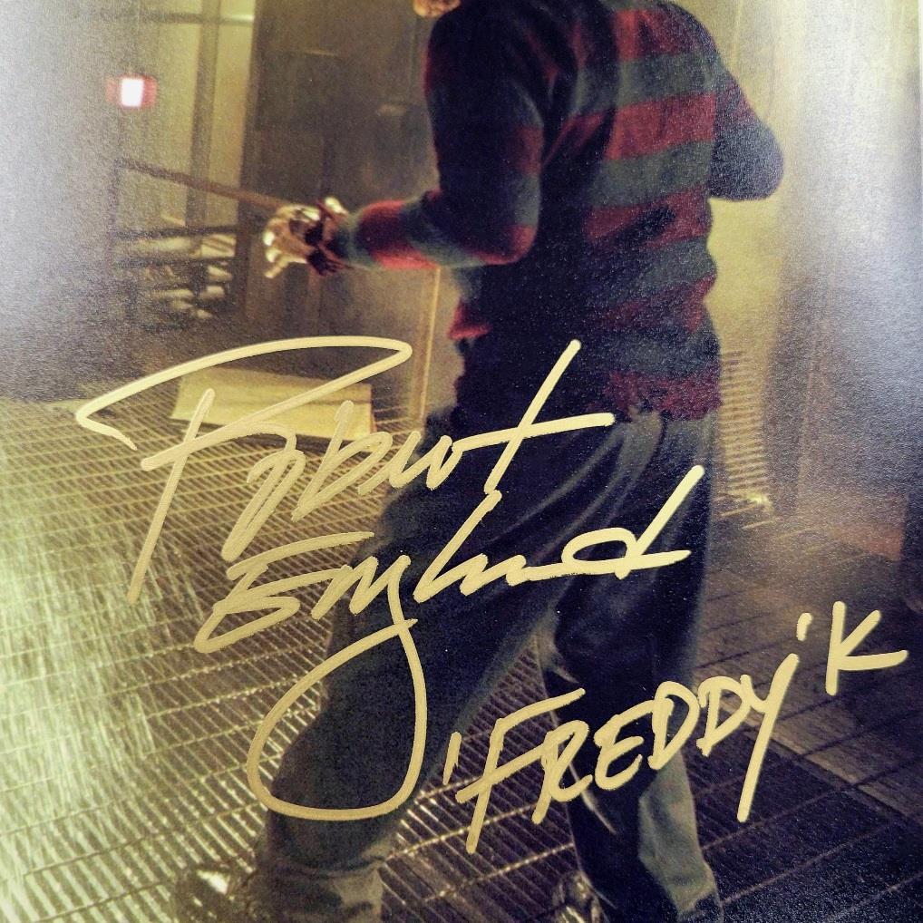 Robert Englund signed "Freddy K" Krueger 11x14 photo autograph (B) ~ Beckett BAS