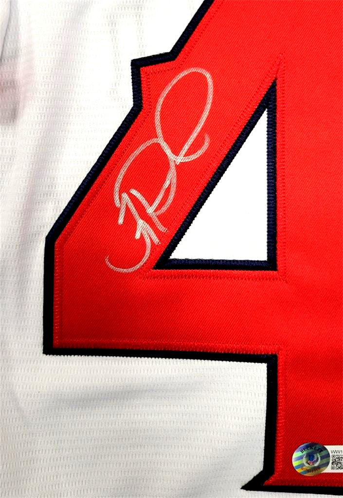 Troy Percival signed 2002 World Series Jersey autograph ~ BAS Beckett Witness
