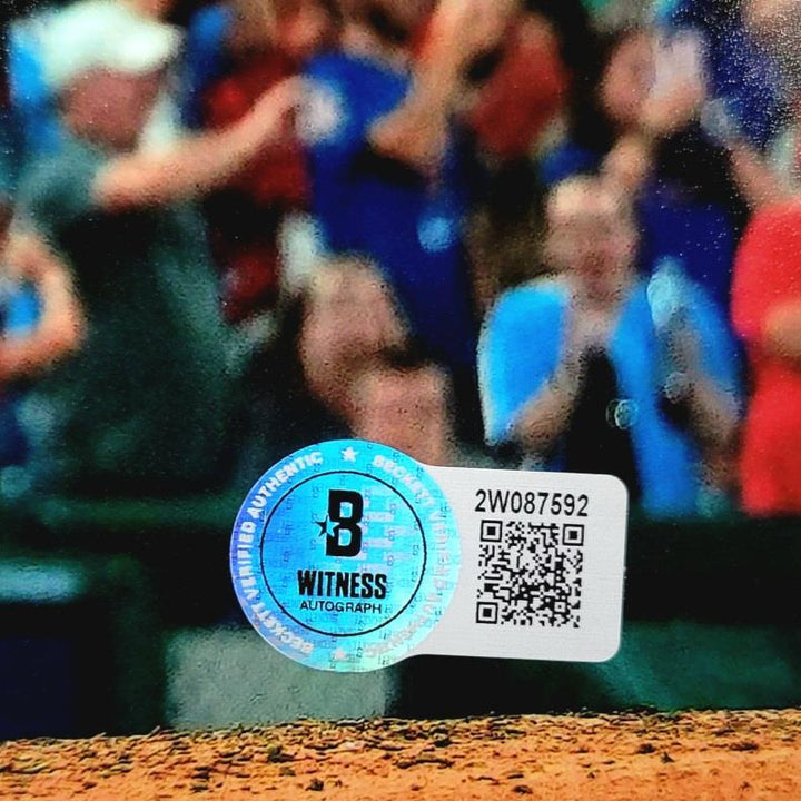 Michael Lorenzen signed "No Hitter 8-9-23" 11x14 Photo auto BAS Beckett Witness