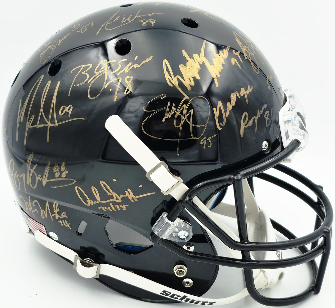 College Heisman Winners Auto Black Full Size Schutt Helmet 23 Sigs Barry Sanders