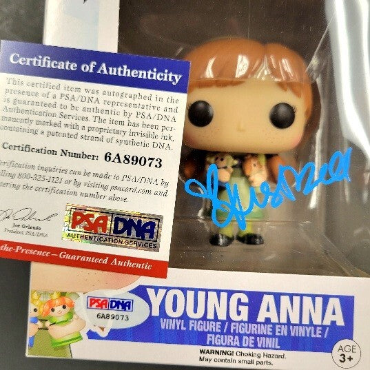 Kristen Bell autograph signed Disney Frozen Young Anna Funko POP ~ PSA/DNA COA