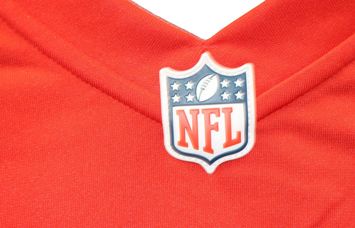 Travis Kelce Kansas City Chiefs Super Bowl LIX Sz L Nike Red Jersey 55367