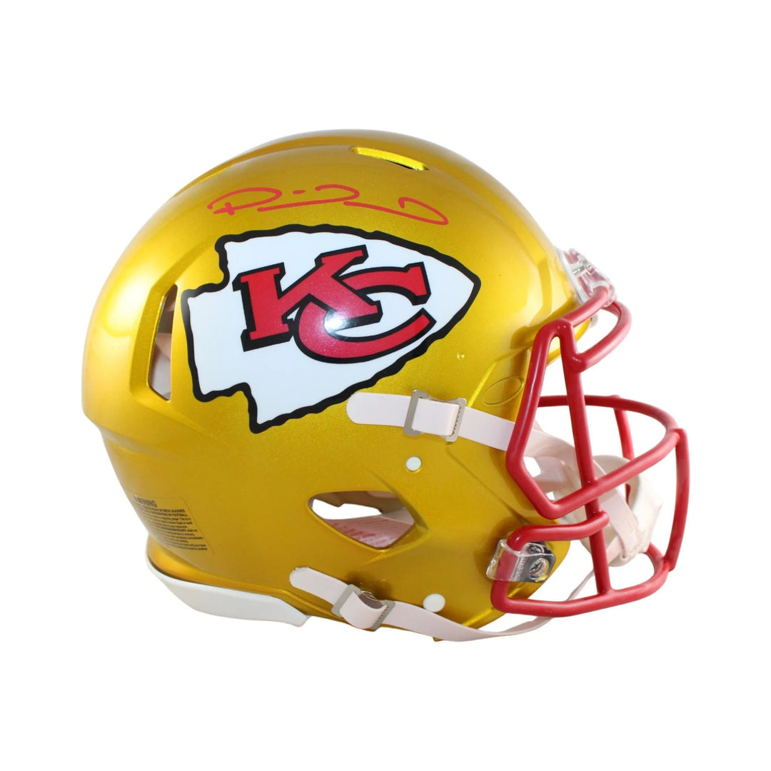 Patrick Mahomes Autographed Kansas City Chiefs Flash Helmet Pro Beckett 58560