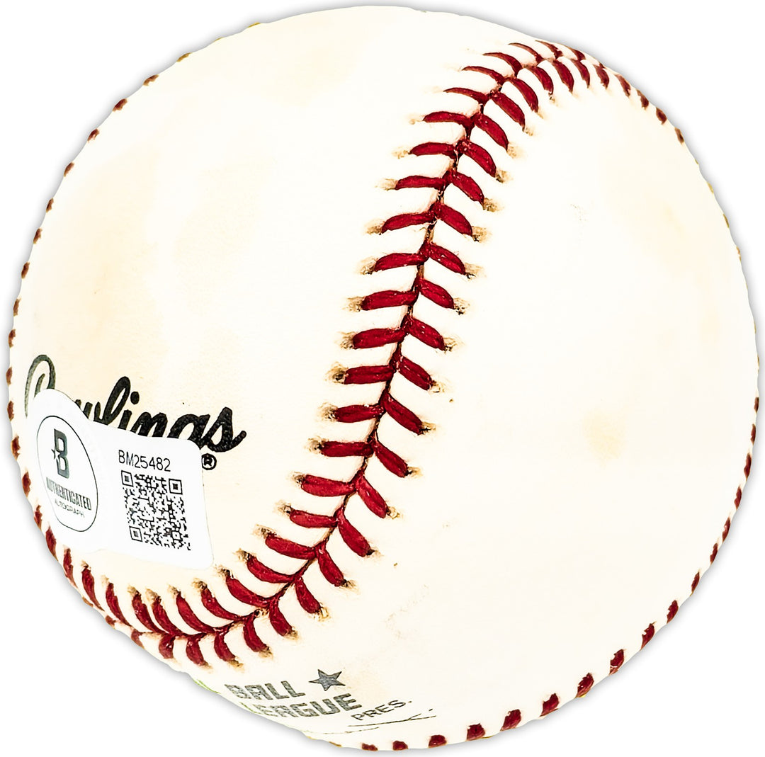 Hank Mason Autographed NL Baseball Philadelphia Phillies Beckett QR #BM25482