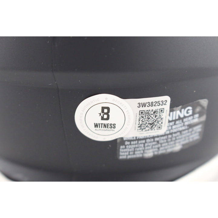 Jerome Bettis Signed Notre Dame Fighting Irish Yankees Mini Helmet Beckett 51768