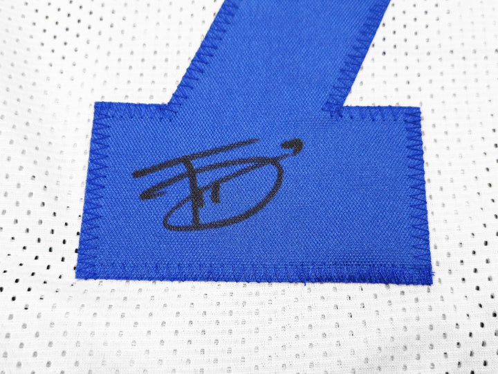 Dallas Cowboys Trevon Diggs Autographed Signed White Jersey PSA/DNA