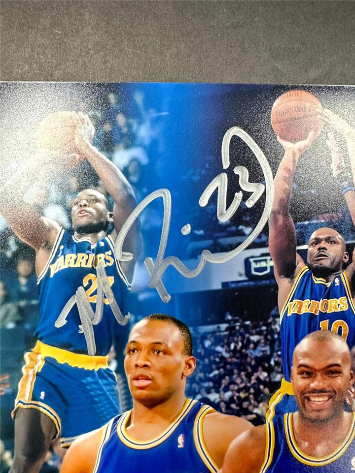 Mitch Richmond signed Golden State Warriors 8x10 Photo Run TMC auto~ BAS Beckett