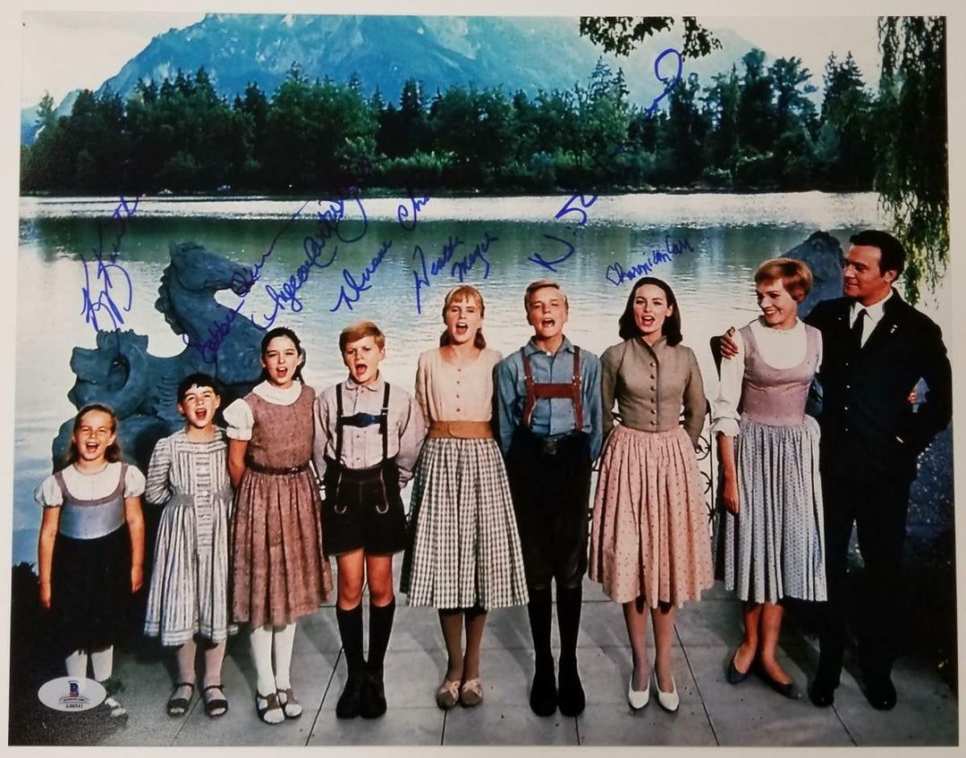 Sound of Music Cast (7) Signed 11x14 Photo Autos Image #3 ~ Beckett BAS COA