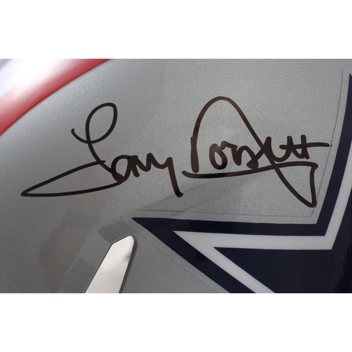 Tony Dorsett Autographed Dallas Cowboys Authentic TB 76 Helmet Beckett 56345