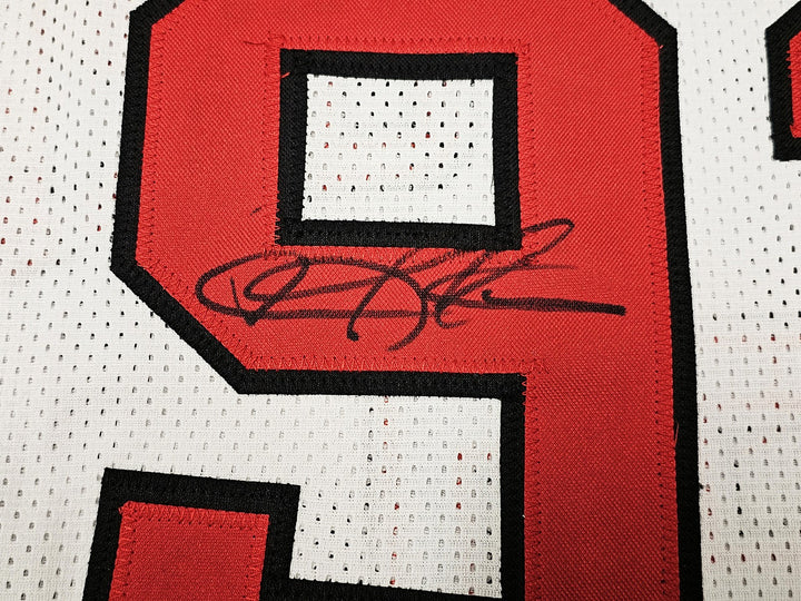 Chicago Bulls Dennis Rodman Autographed Signed White Jersey JSA