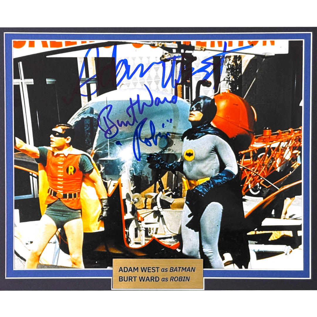 1966 Batman TV Show Cast Signed 8x10 Photos Framed JSA PSA West Ward Kitt Craig