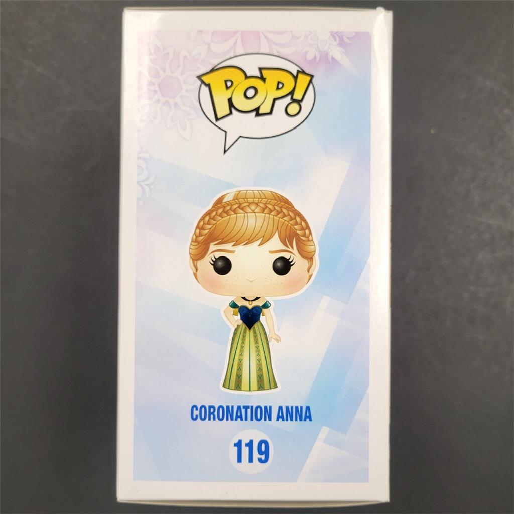 Kristen Bell Full autograph signed Frozen Coronation Anna Funko Pop PSA/DNA COA