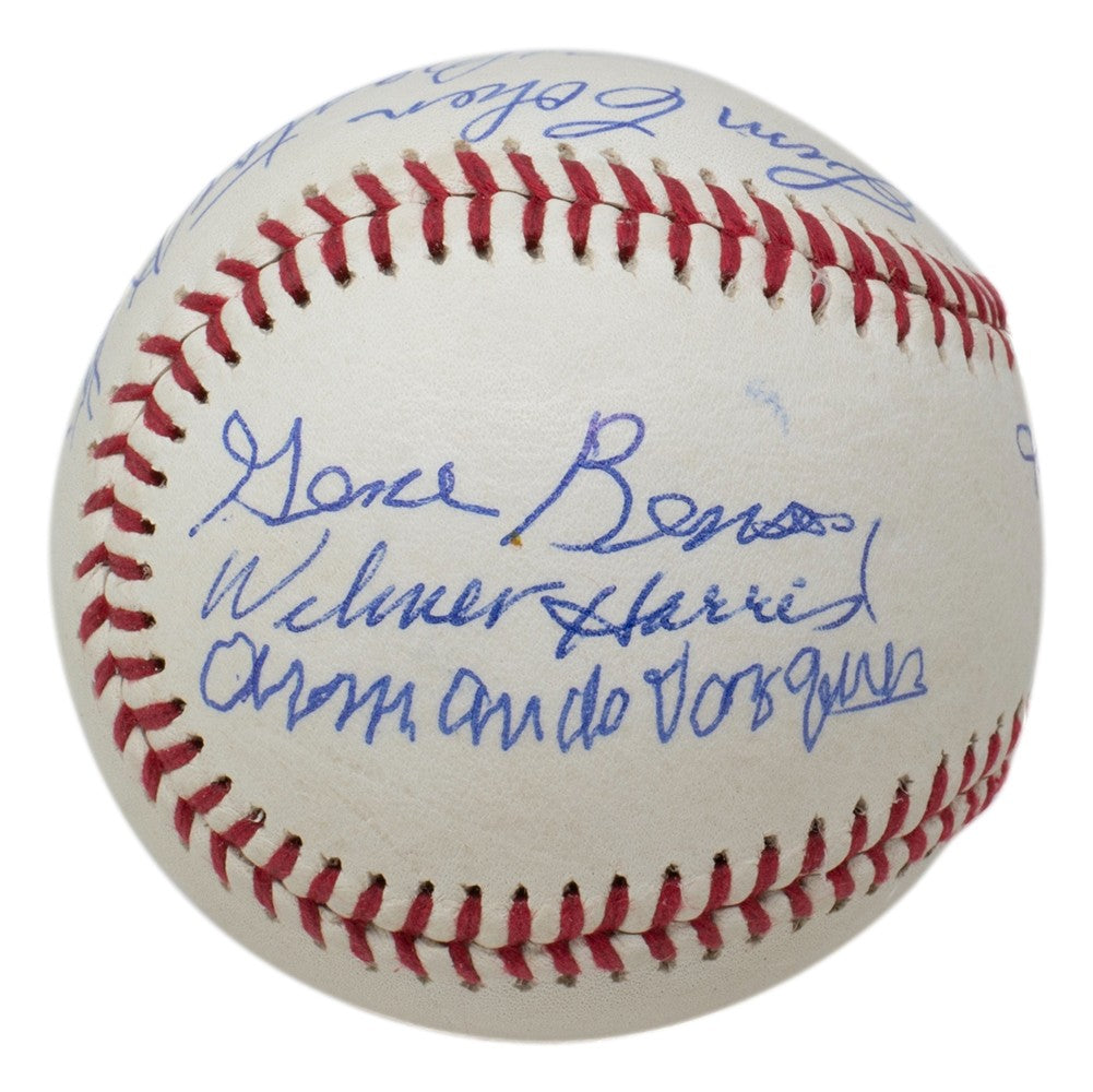 Negro League Legends Multi Signed Baseball 7 Signatures BAS AA13299