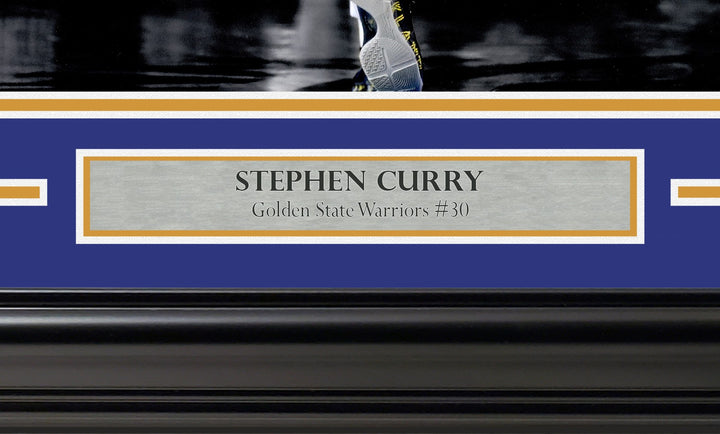 Stephen Curry Signed Framed 16x20 Photo Golden State Warriors Spotlight JSA