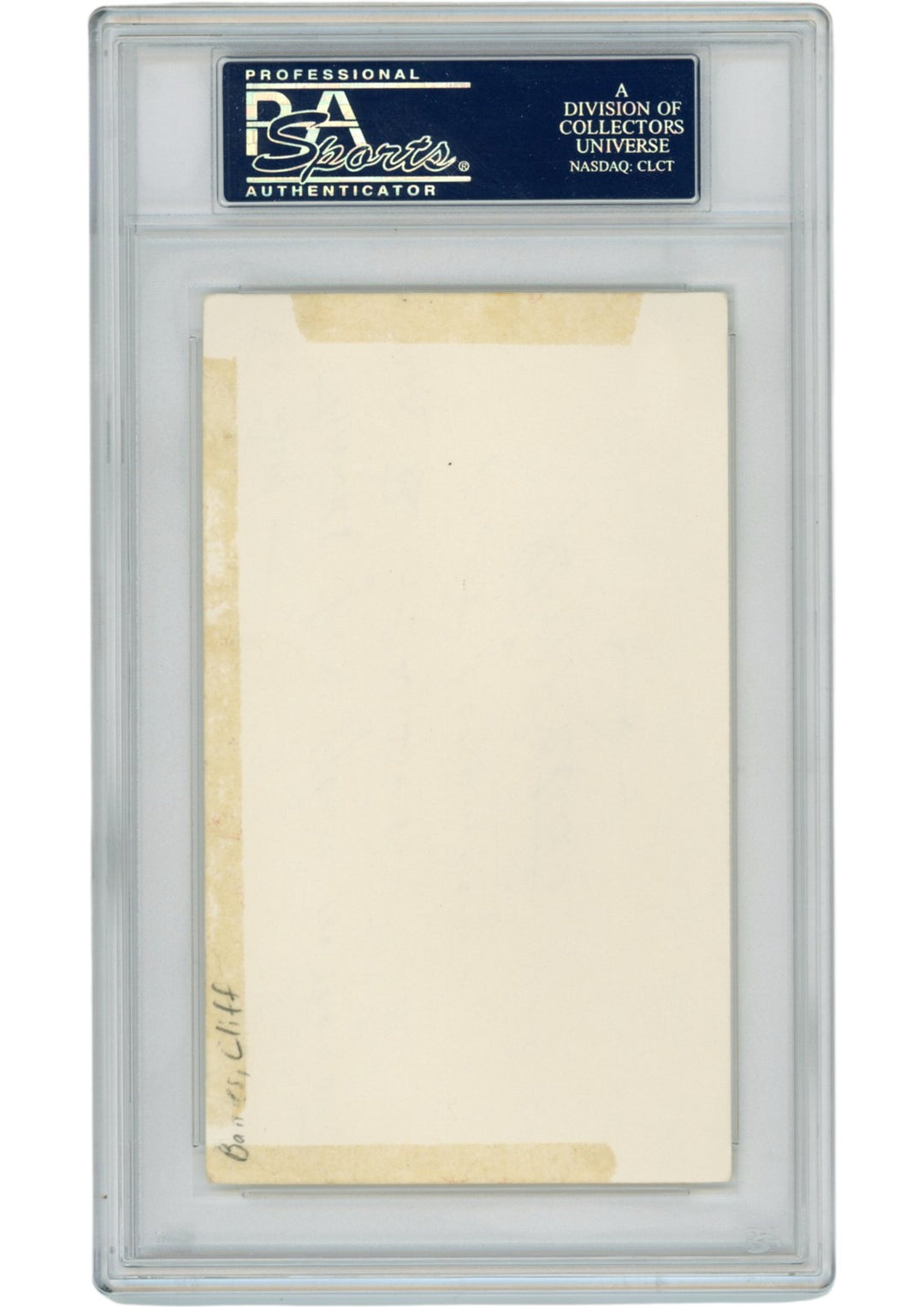 Cliff Battles Signed Washington Redskins Index Card Personalized Slab PSA 54887