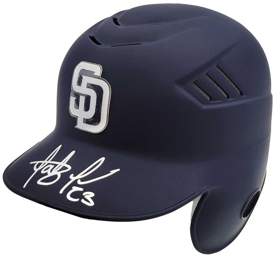 Fernando Tatis Jr. Auto Signed Padres Flat Matte Blue Velo Batting Helmet JSA