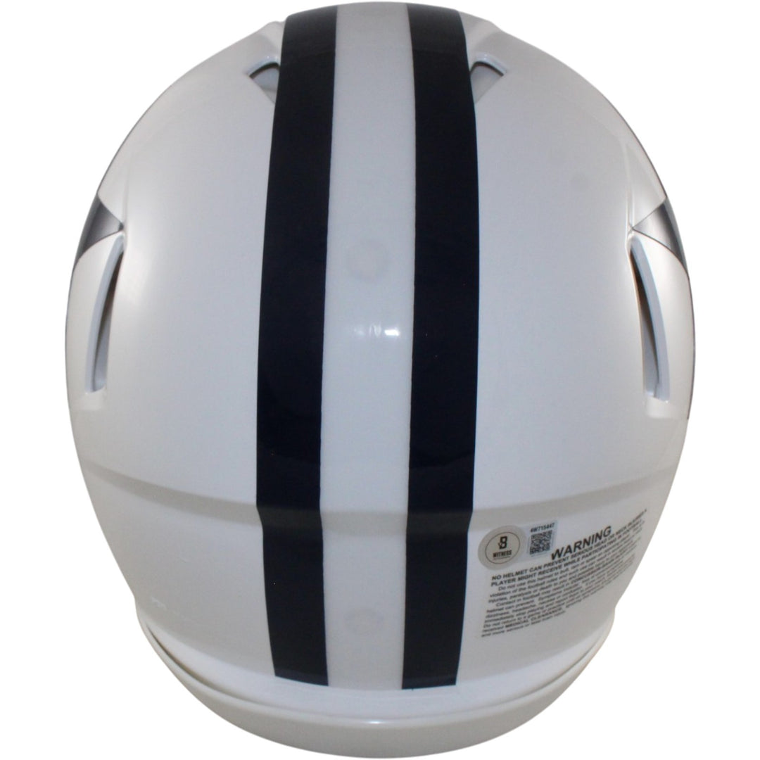 Dak Prescott Autographed/Signed Dallas Cowboys Authentic TB Helmet Beckett 56318