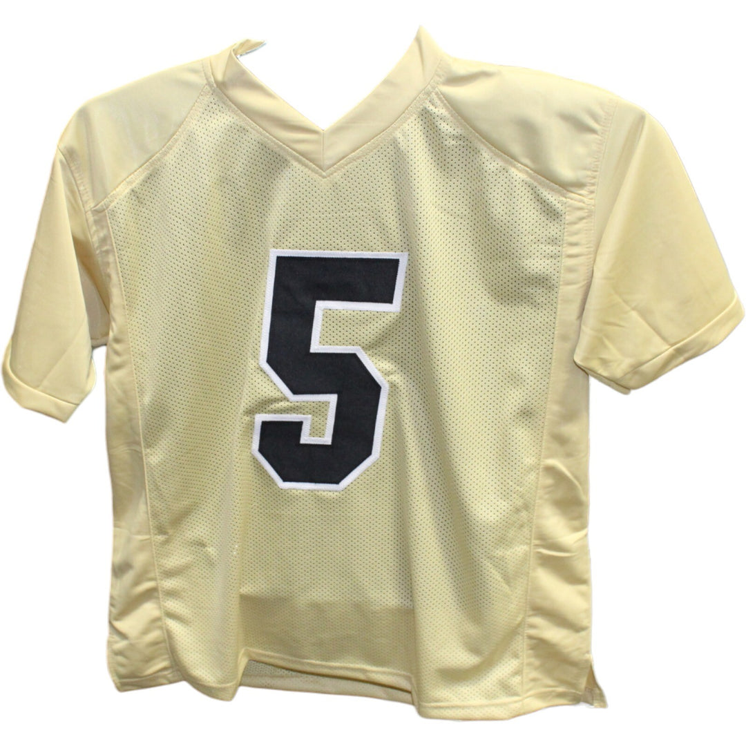 Jimmy Horn Jr. Autographed College Style Gold Jersey Beckett 42398