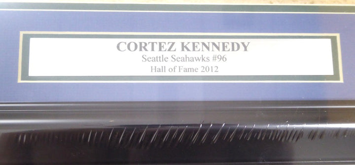 Cortez Kennedy Signed Framed 16x20 Photo Seattle Seahawks MCS Holo