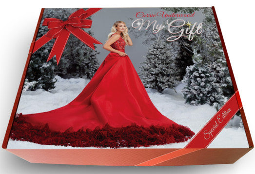 Carrie Underwood signed 2021 My Gift 3x4 Art Card Framed w/ Boxed Set/CD/T-Shirt