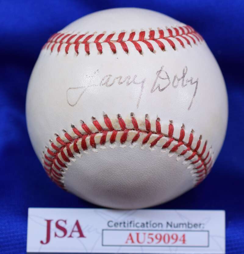 Larry Doby JSA COA Autograph American League Signed Baseball
