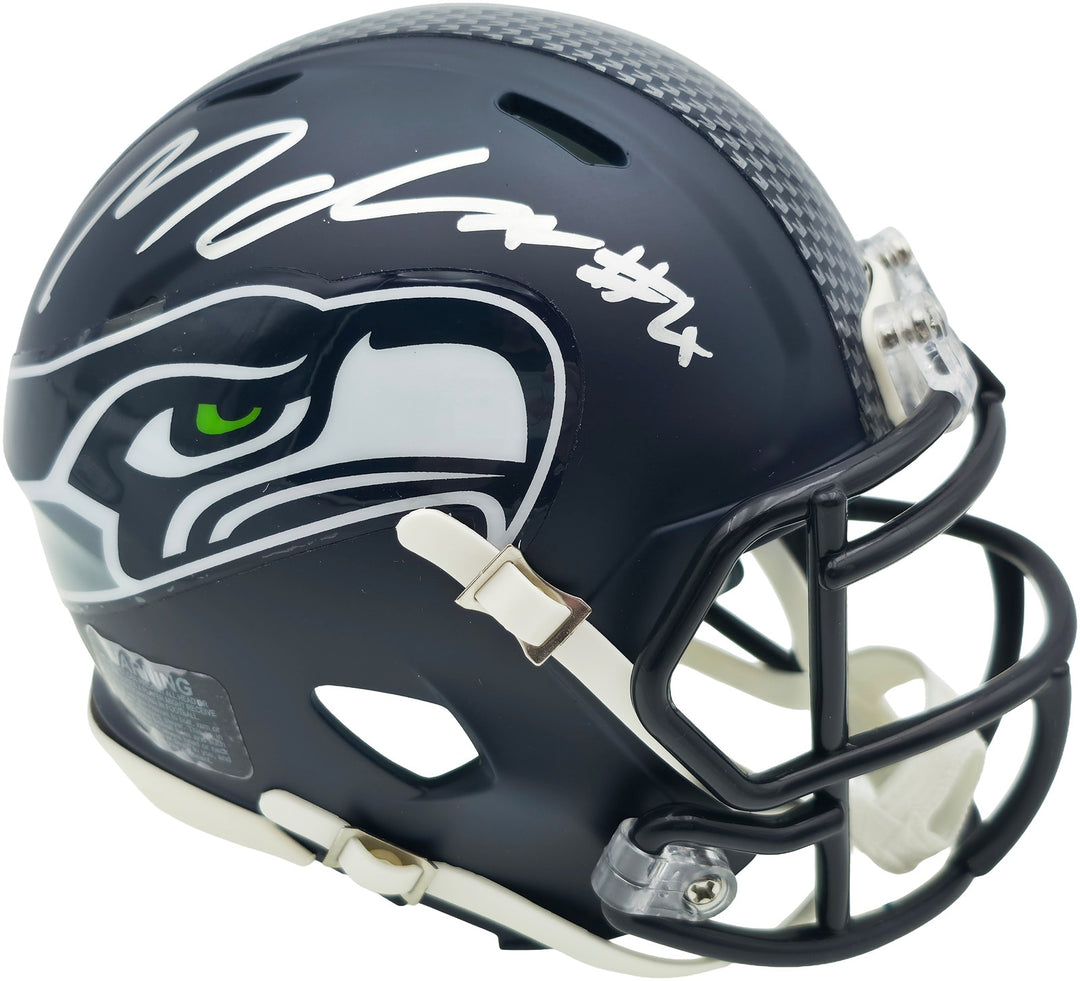 Michael Dickson Signed Seahawks SB LX Champions Mini Helmet MCS COA