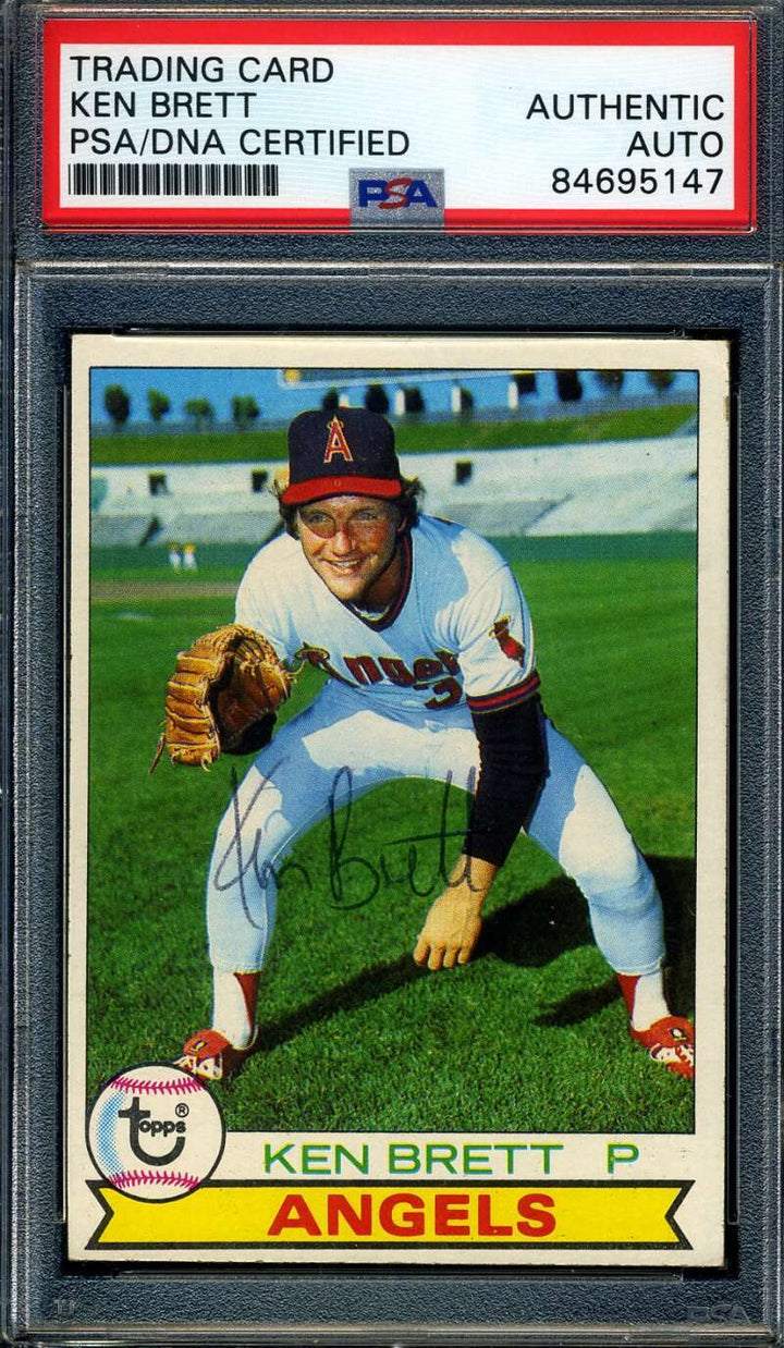 Ken Brett PSA DNA Signed 1979 Topps Autographed