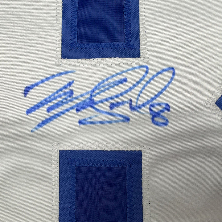 Autographed/Signed Mike Matheson Montreal Red Hockey Jersey Beckett BAS COA